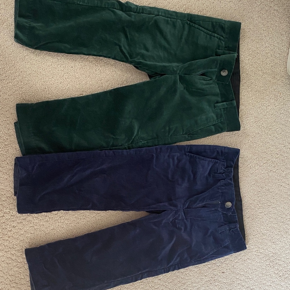 Janie and Jack Velvet Pants - 2T